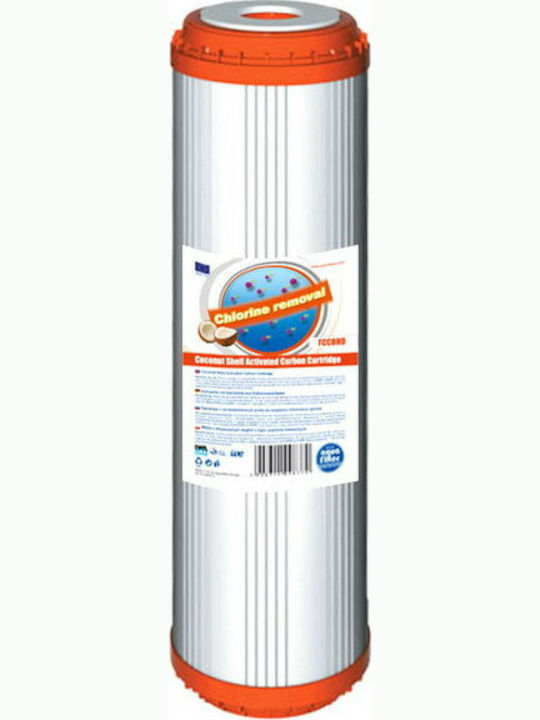 Aqua Filter Countertop and Under Sink Water Filter Replacement made of Activated Carbon 10" FCCBHD 5 μm