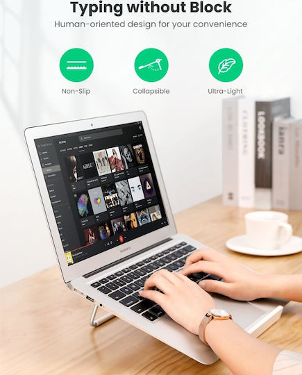 Ugreen LP230 Βάση για Laptop έως 15.6" Ασημί