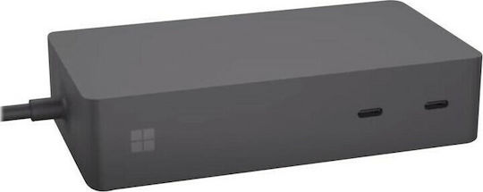 Microsoft Surface Dock 2 USB-C Docking Station with HDMI 4K PD Ethernet and Support for 2 Monitors Black
