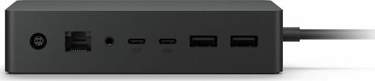 Microsoft Surface Dock 2 USB-C Docking Station with HDMI 4K PD Ethernet and Support for 2 Monitors Black