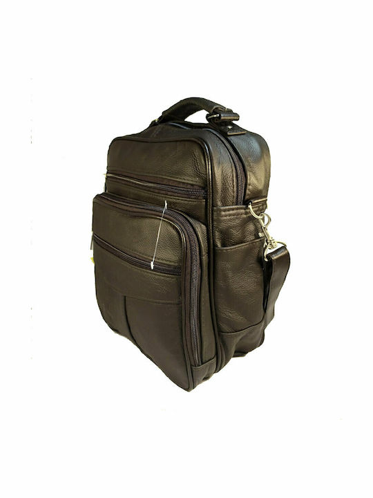 Leather Men's Bag Shoulder / Crossbody Brown