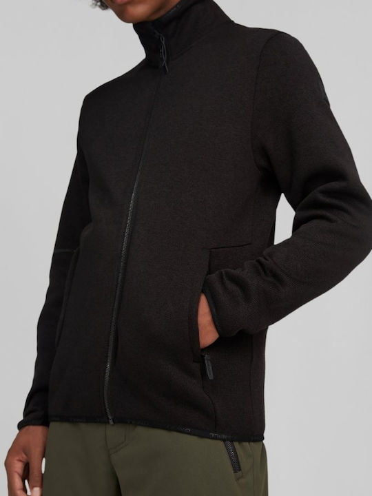 Herren Fleecejacke Schwarz