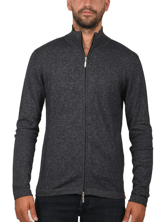 Herren Strickjacke Marineblau