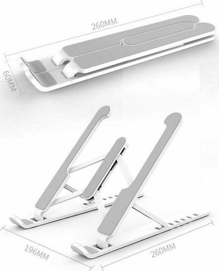 Andowl P1 Βάση για Laptop έως 15.6" Λευκό