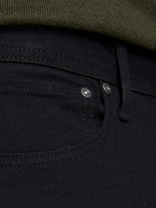 Glenn Men's Jeans Pants Elastic with Slim Fit Black