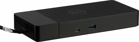 Dell WD19DCS USB-C Docking Station with HDMI/DisplayPort 4K PD Ethernet and Support for 3 Monitors Black