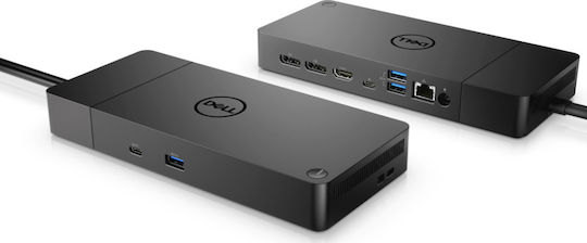Dell WD19DCS USB-C Docking Station with HDMI/DisplayPort 4K PD Ethernet and Support for 3 Monitors Black