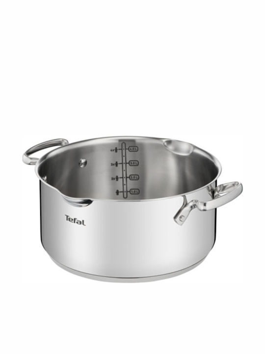 Tefal Duetto+ Deep Stainless Steel Pot 4.3lt / 24cm