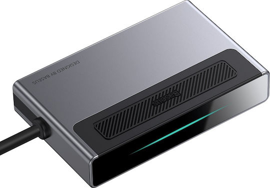 Baseus Magic USB-C Docking Station με HDMI 4K PD Γκρι