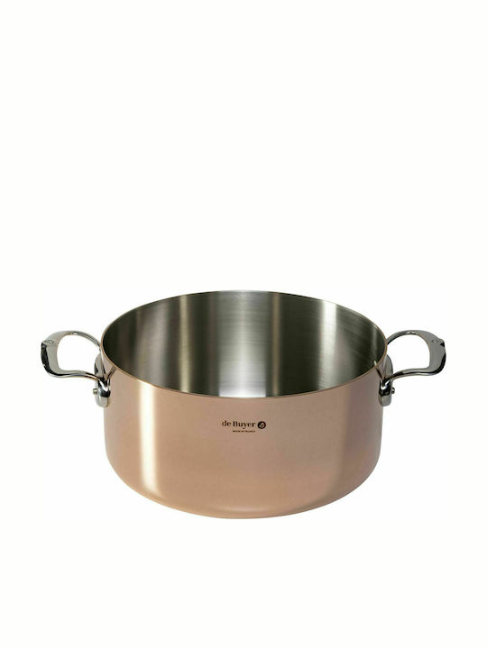 De Buyer Prima Matera Deep Stainless Steel Pot 8lt / 28cm