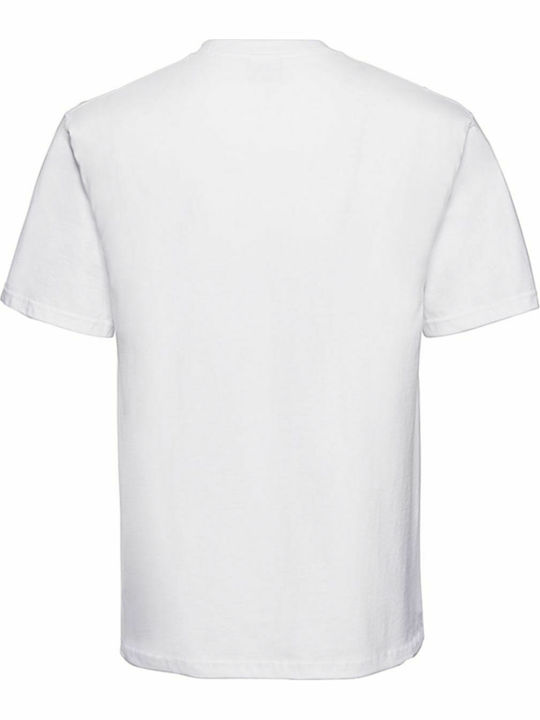 Russell Europe Classic Heavyweight T Men's Short Sleeve Promotional T-Shirt White