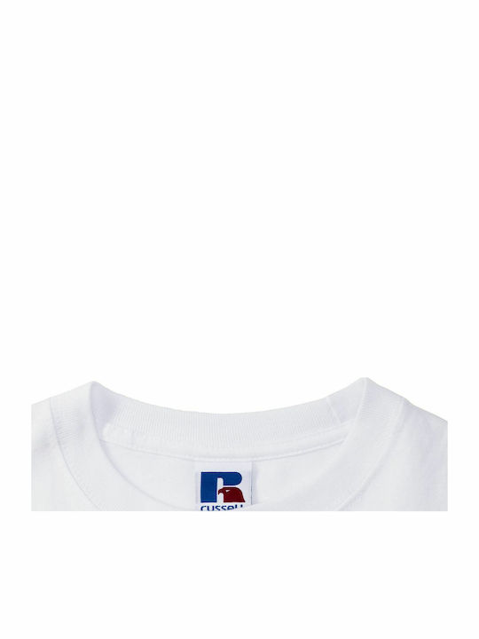 Russell Europe Classic Heavyweight T Men's Short Sleeve Promotional T-Shirt White
