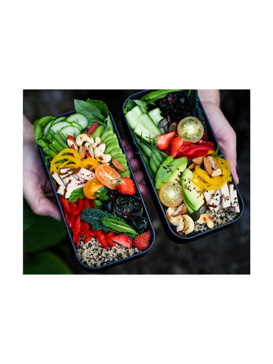Monbento Original Кутия за обяд Термос Пластмаса Черно Подходяща за микровълнова фурна 1000мл 1бр