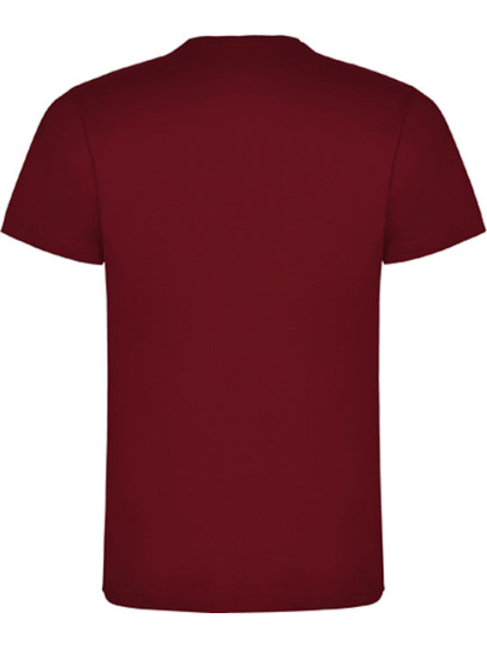 Roly Dogo Premium Herren Kurzarmshirt Burgundisch