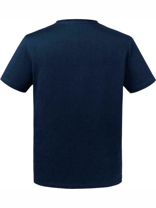 Russell Europe Men's Short Sleeve Promotional T-Shirt Navy Blue