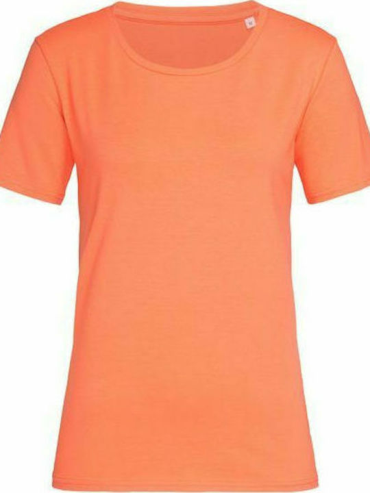 Stedman Claire Relaxed Women's Short Sleeve Promotional T-Shirt Salmon