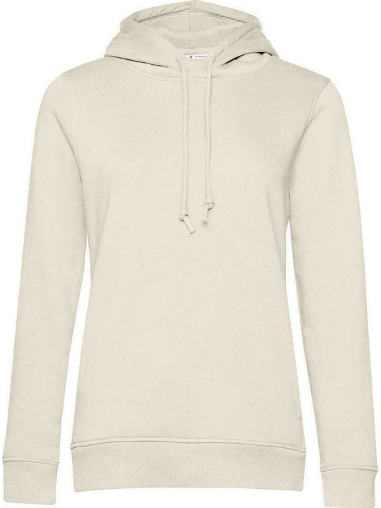 B&C Organic Werbe-Hoodie Off White