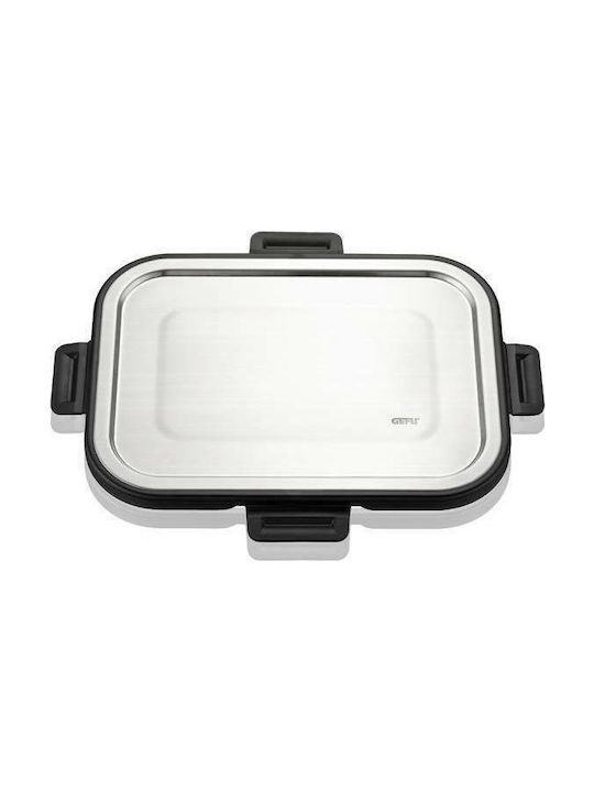 Gefu Microwave Glass Lunch Box Milo Silver 1500ml
