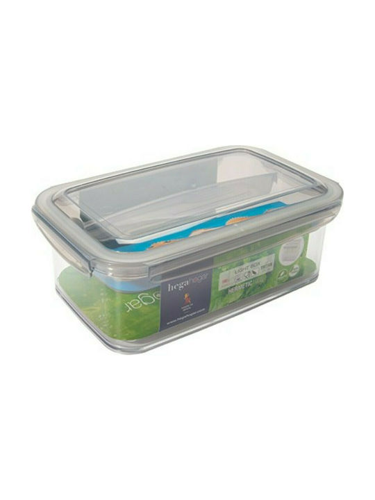 Hega Hogar Cutie pentru Mâncare Plastic Gri 1900ml 1buc
