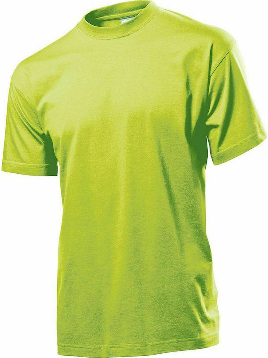 Stedman Classic-T Men's Short Sleeve Promotional T-Shirt Bright Lime ST2000-BLI