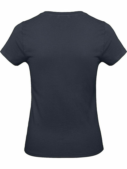 B&C Exact 190 Women's Short Sleeve Promotional T-Shirt Navy