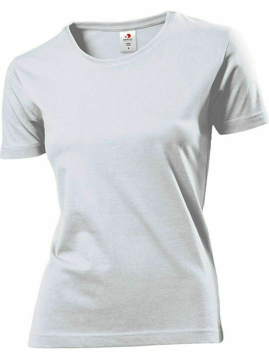 Stedman Comfort-T 185 Women's Short Sleeve Promotional T-Shirt White