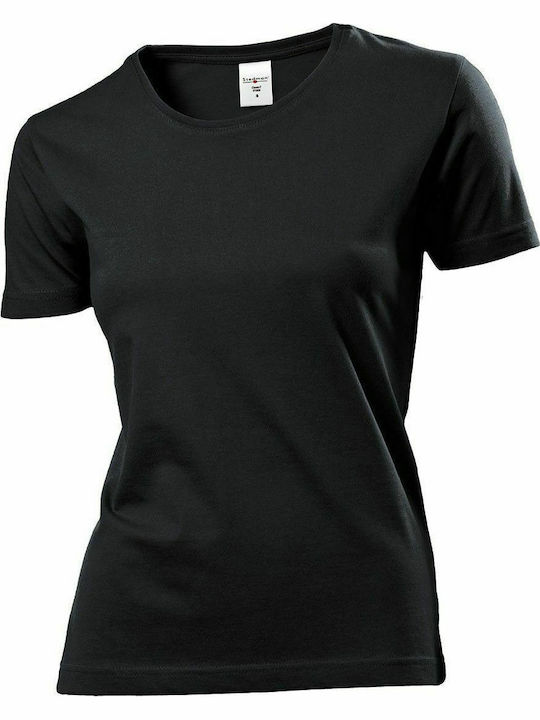 Stedman Classic-T Fitted Women's Short Sleeve Promotional T-Shirt Black Opal ST2600-BLO