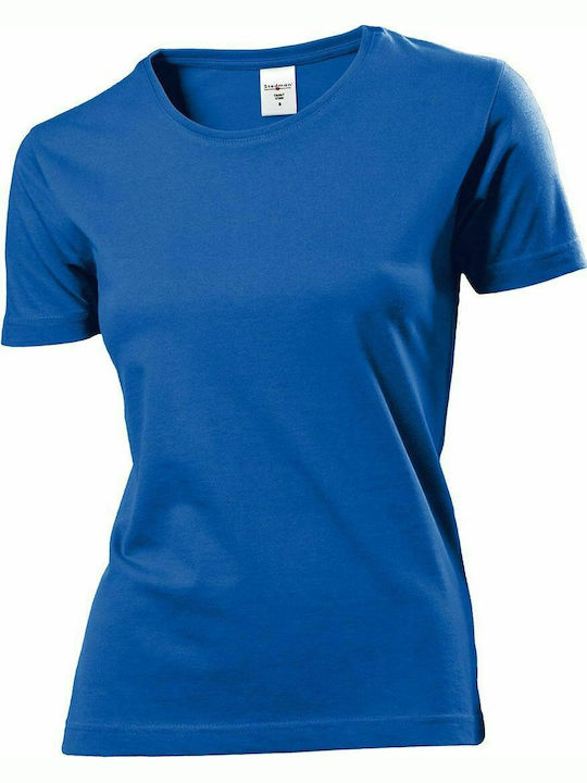 Stedman Classic-T Fitted Women's Short Sleeve Promotional T-Shirt Bright Royal