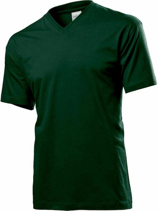 Stedman Classic-T Ανδρικό Διαφημιστικό T-shirt Κοντομάνικο Bottle Green