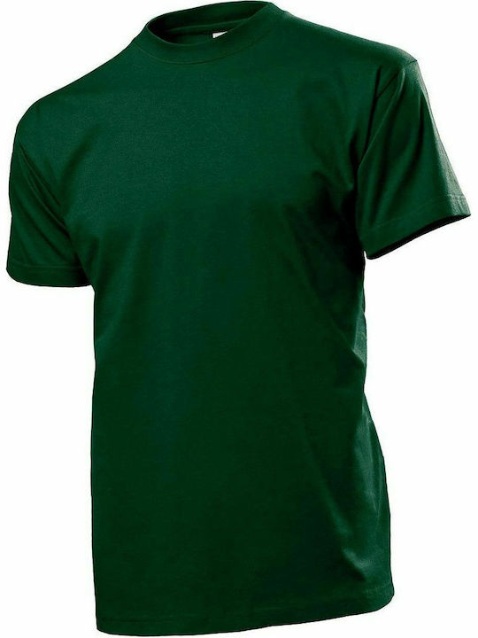 Stedman Comfort-T 185 Ανδρικό Διαφημιστικό T-shirt Κοντομάνικο Bottle Green