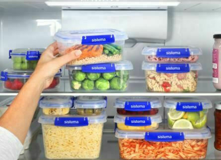 Sistema Klip It Plus Δοχείο Φαγητού Πλαστικό Μπλε 1lt