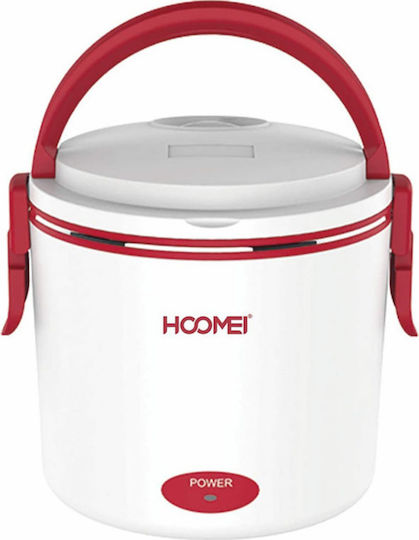 Hoomei Inox Electric Lunch Box Red 700ml
