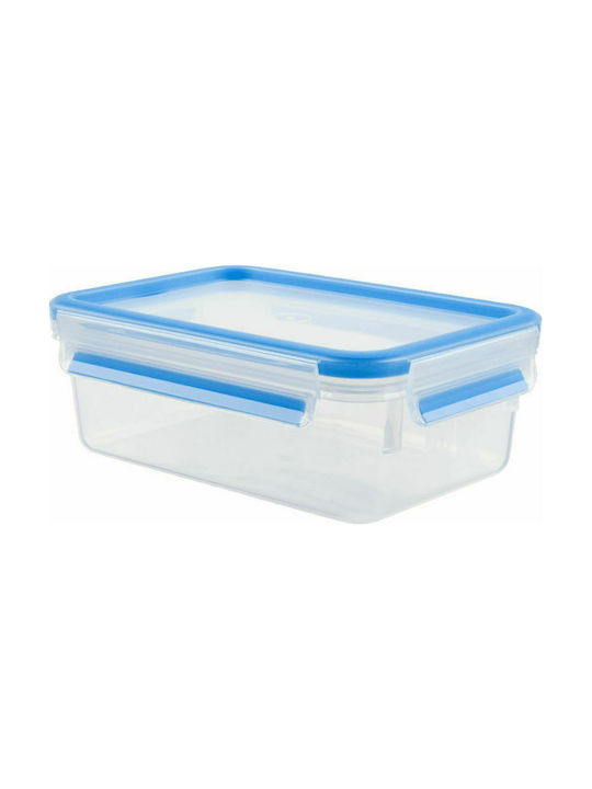 Tefal Microwave Plastic Lunch Box Clip & Close Blue 3700ml