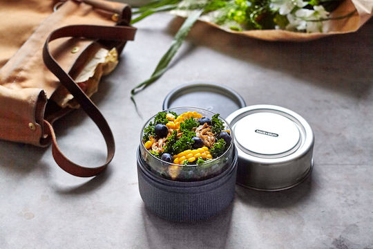 Black+Blum Glass Lunch Box Slate 600ml