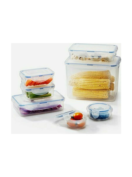 Lock&Lock Cutie pentru Mâncare Plastic Albastru Potrivit pentru Cuptor cu Microunde 600ml 1buc