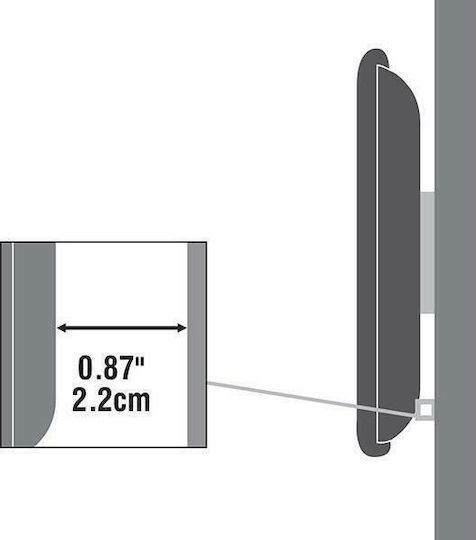Sbox PLB-114M Βάση Τηλεόρασης Τοίχου έως 55" και 60kg