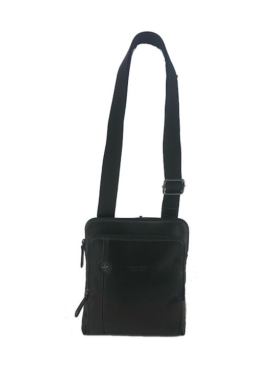 Leather Men's Bag Shoulder / Crossbody Black