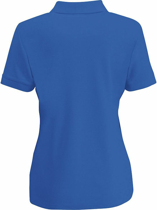 Fruit of the Loom 65/35 Damen-T-Shirt Royalblau