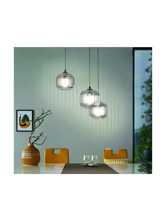 Eglo Mantunalle 1 Pendant Light Single-Light for Socket E27 Transparent