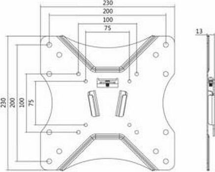 LogiLink BP0004 BP0004 Wall TV Mount up to 42" and 25kg