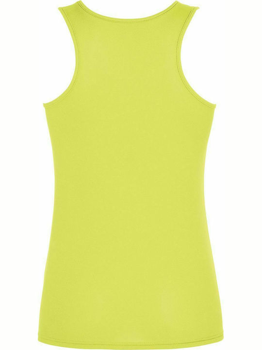 Fruit of the Loom Ladies Performance Women's Sleeveless Promotional Blouse Bright Yellow