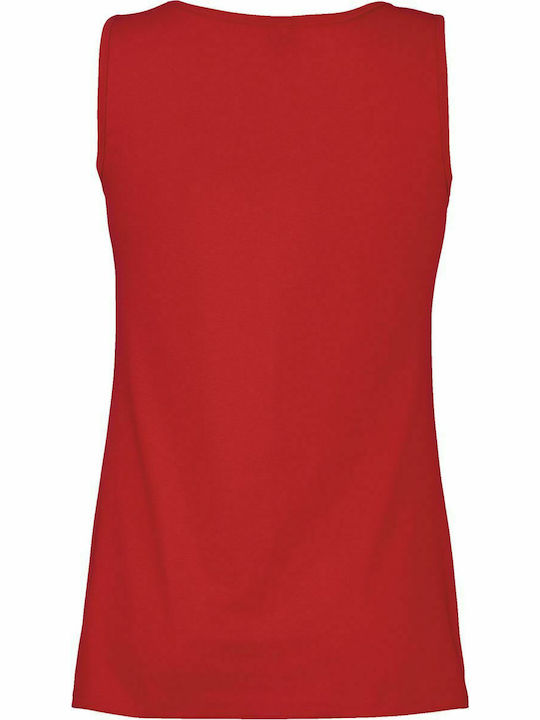 Fruit of the Loom Valueweight Women's Sleeveless Promotional Blouse Red