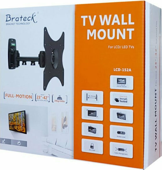 Brateck LCD-152A 401221 Wall TV Mount up to 42" and 20kg