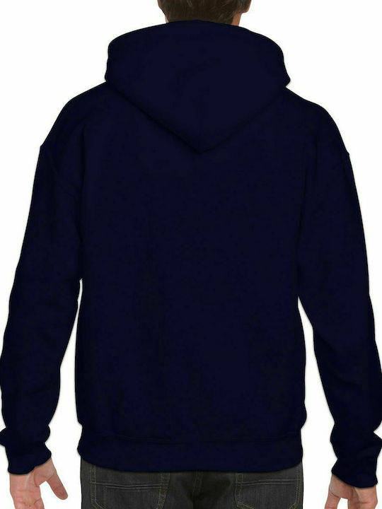 Gildan DryBlend Werbe-Hoodie in Marineblau Farbe