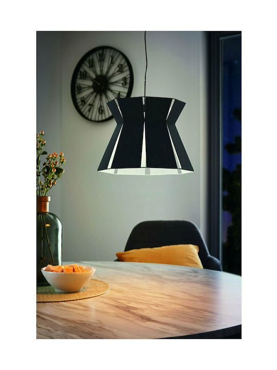 Eglo Valecrosia Pendant Light Single-Light for Socket E27 Black