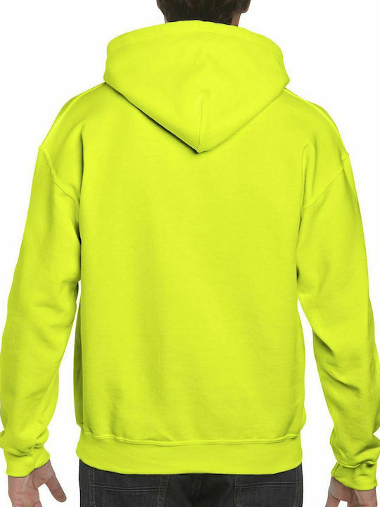 Gildan DryBlend Men's Long Sleeve Promotional Sweatshirt Safety Green