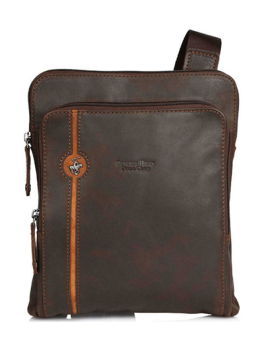 Leather Men's Bag Shoulder / Crossbody Brown