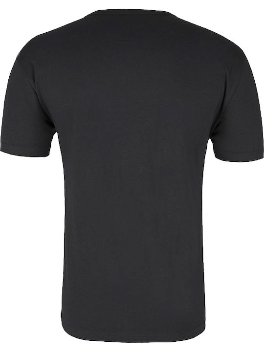 Men's Undershirts Short-sleeved in Black Color 3Pack