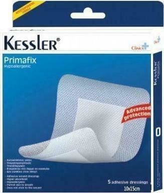 Kessler Clinica Primafix Hypoallergenic Sterilized Plasters 15x10cm 5pcs