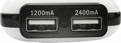 Volte-Tel Ladegerät ohne Kabel mit 2 USB-A Anschlüsse Weißs (VTU64)
